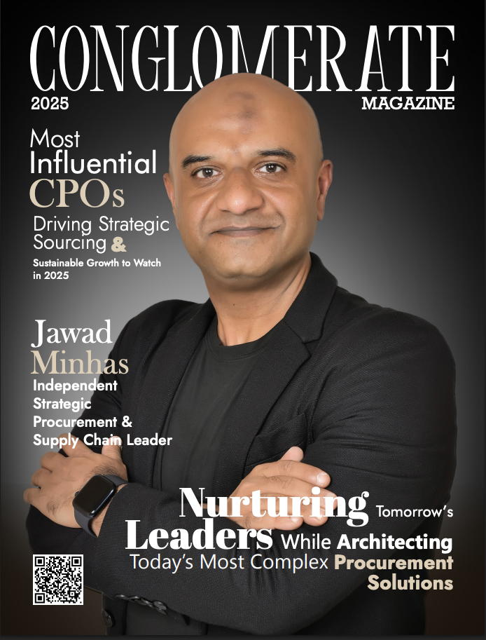 Conglomerate Magazine 2025 — Most Influential CPOs, cover featuring Jawad Minhas